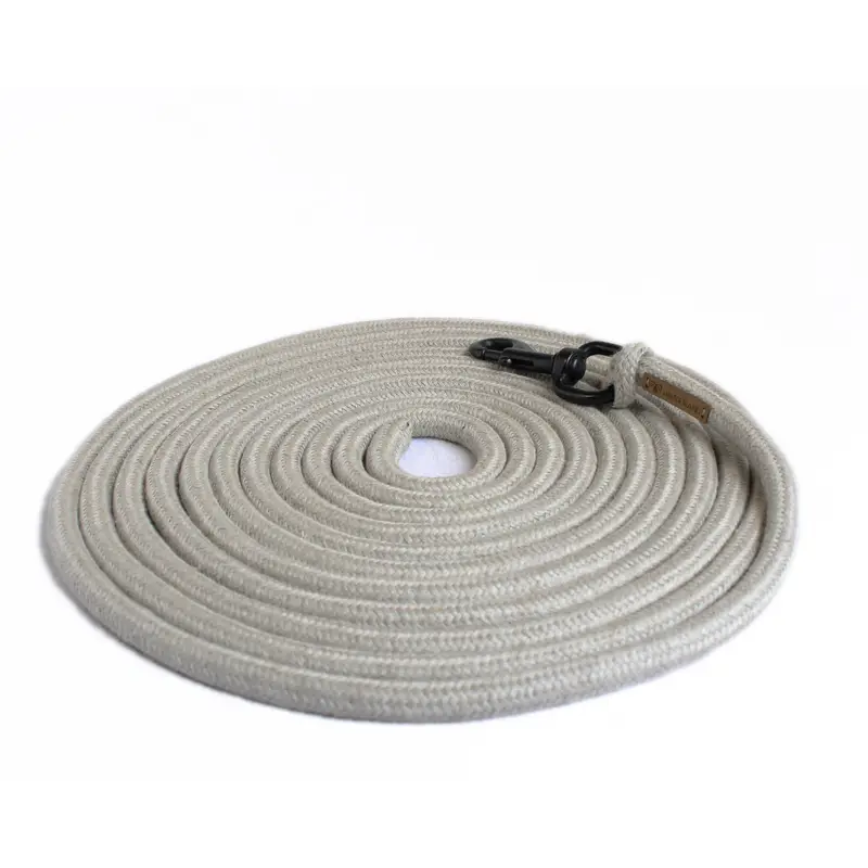 Round natural hemp lead rope 8
