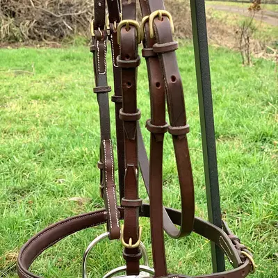 Simply stylish showjumping bridle 4
