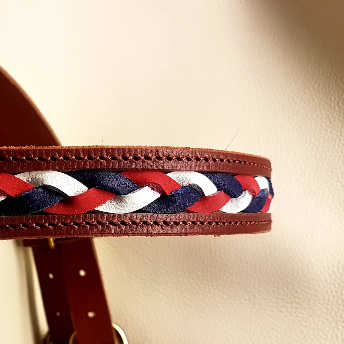 Frenchy snaffle bridle for draught horses 3