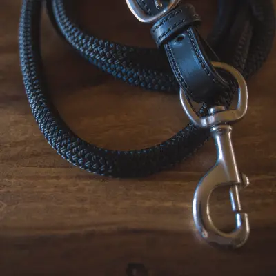 Luxury 9 m leather lead rope 1