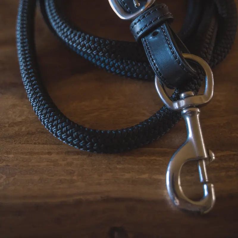 Luxury 9 m leather lead rope