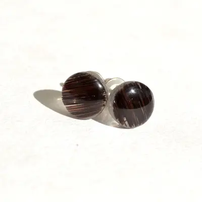 Horse hair earrings 2