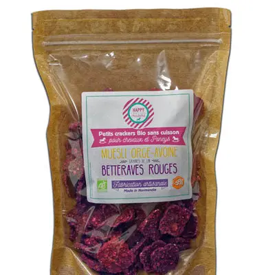 Linseed Beetroot crackers