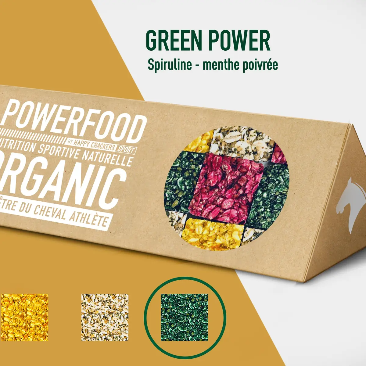 Green Power Sport Spirulina Crackers