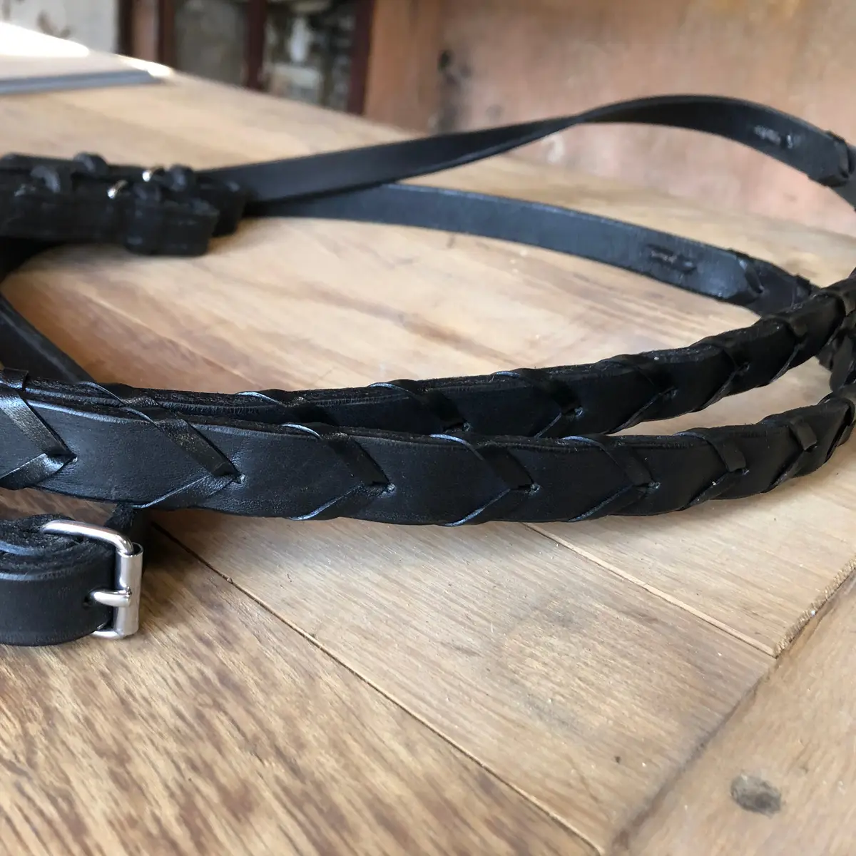 Braided reins