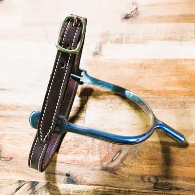Leather spur straps 1