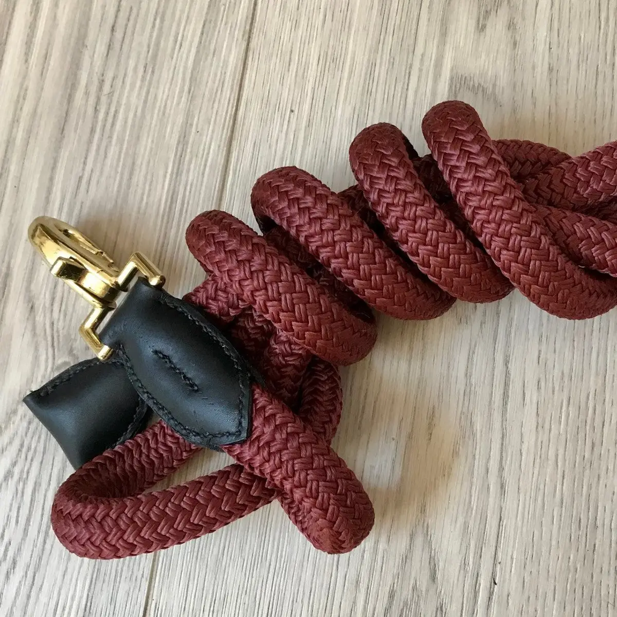 2 m Leather and Rope Lead Rope 2