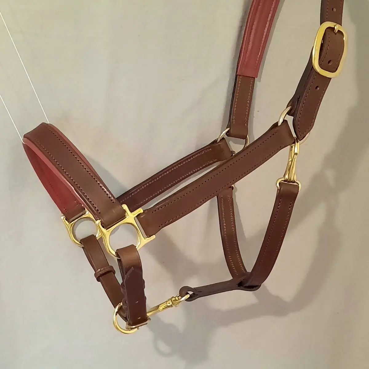 Classic all-leather halter