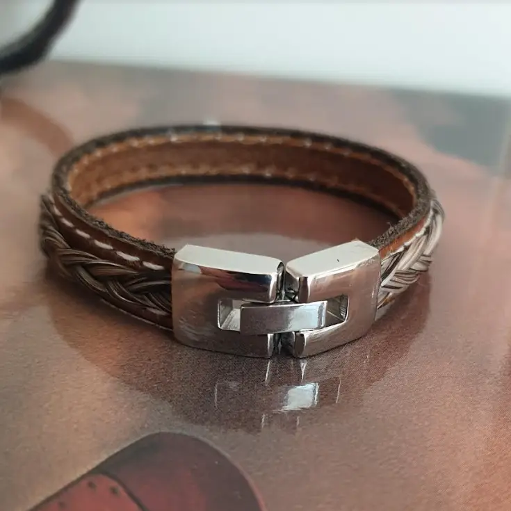 thick-braided-hair-bracelet 2