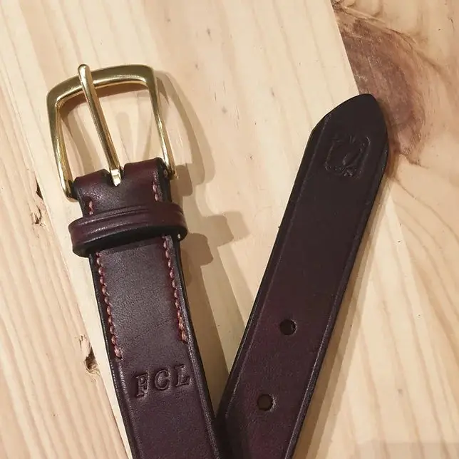 The "hand-sewn" belt 4