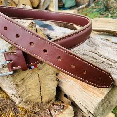 "Philippe" quilted padded lined belt 1