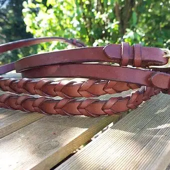 Hiking halter/bridle combo and braided reins 3