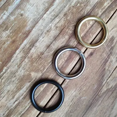 Customizable neck rope/cord made of rope and leather 10